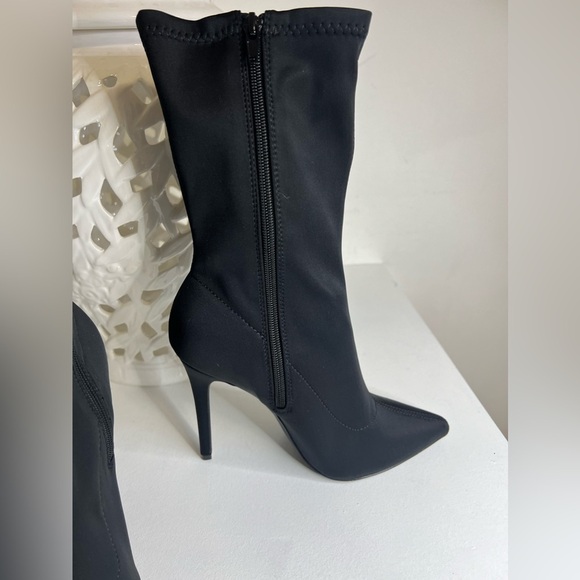 OLIVIA THOMPSON Heeled Boots - Black - Ladies size 8 - Picture 5 of 7